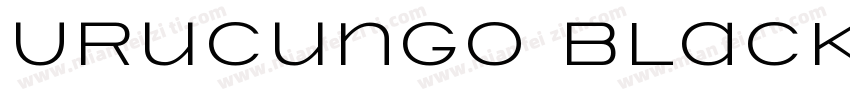 Urucungo Black字体转换